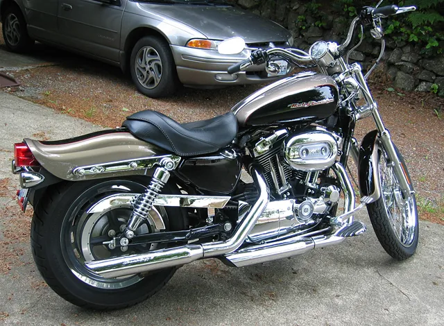 Harley-Davidson Sportster 1200 Custom 2004 zijaanzicht