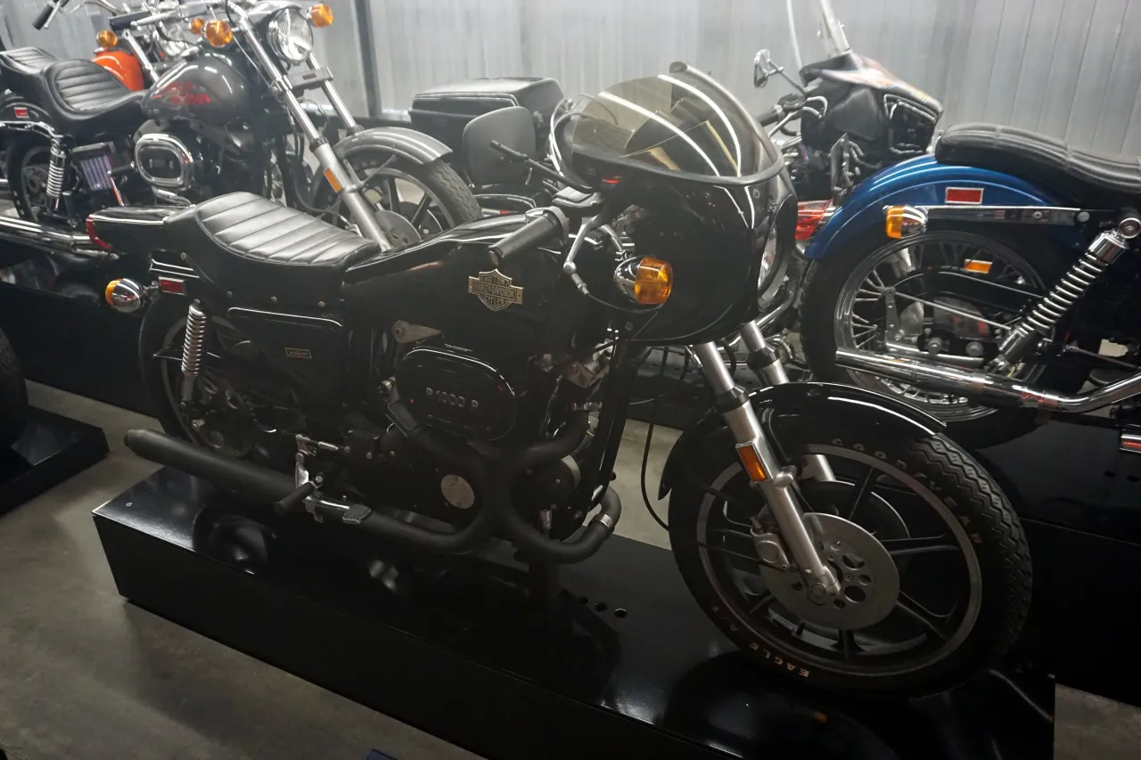 1977 Harley-Davidson XLCR 1000 Café Racer in museum