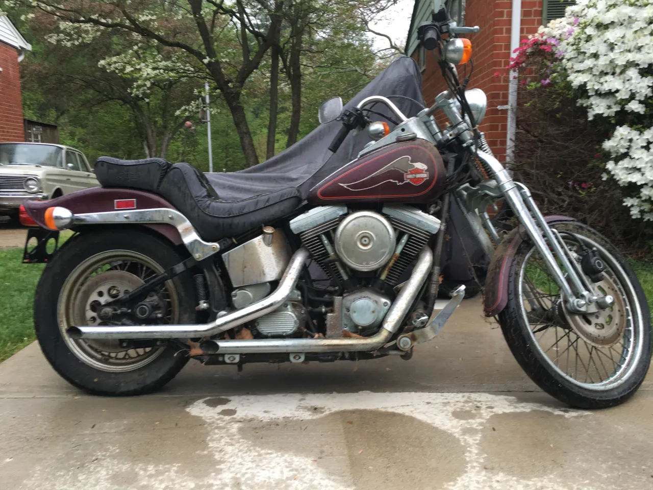 1989 Harley-Davidson Softail Springer side profile