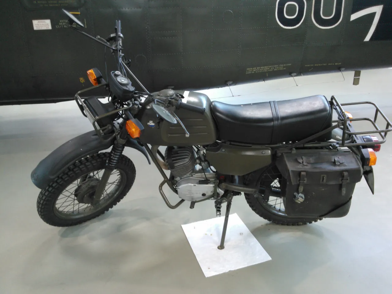 Hercules K 125 BW Bundeswehr motor in museum