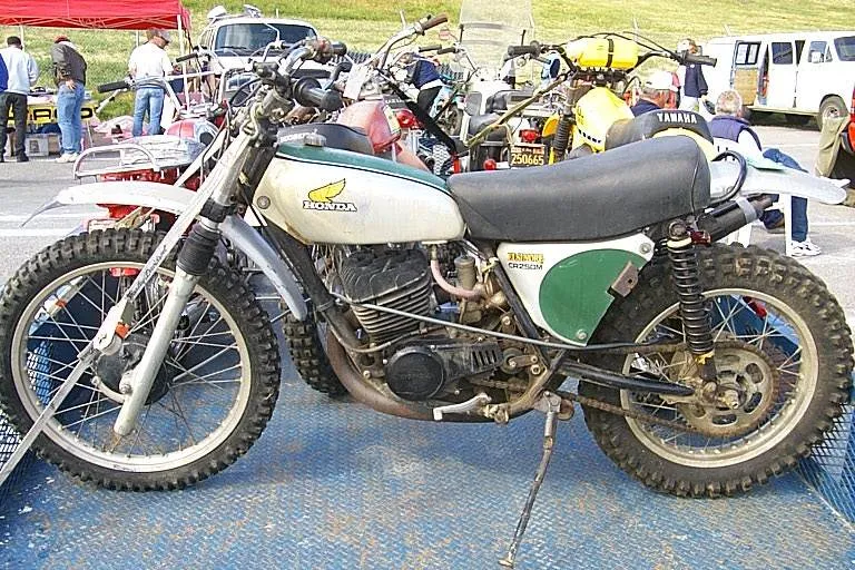 Honda CR250 motocross-motor jaren '70