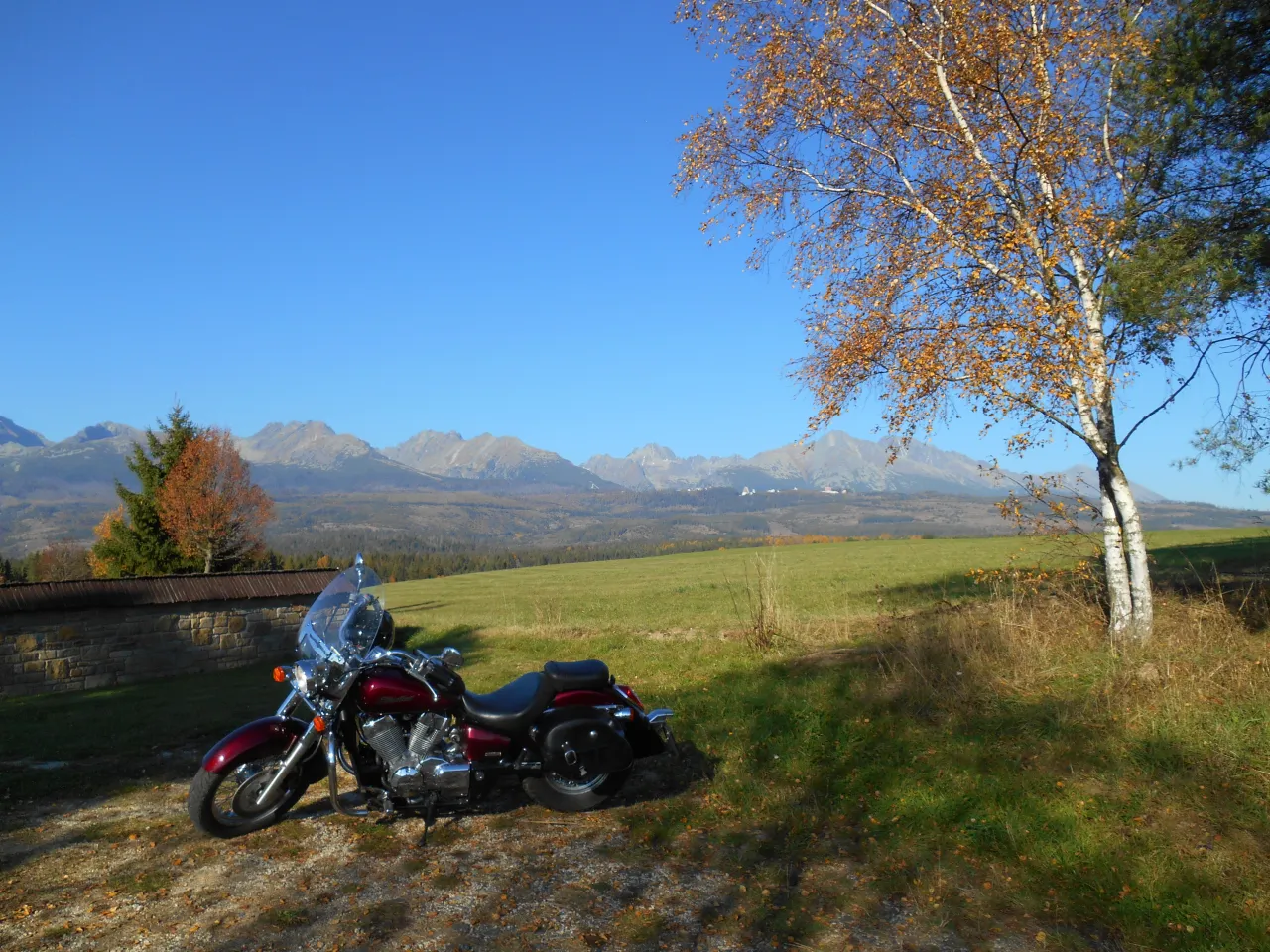 Honda VT 750 C Shadow 3/4 zijaanzicht