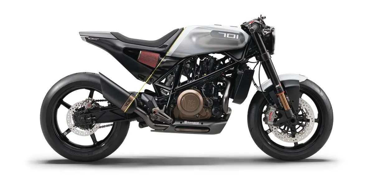 Husqvarna Vitpilen 701 caféracer, zijaanzicht