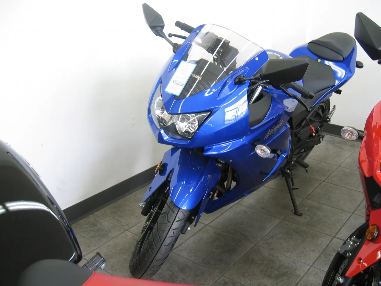2009 Kawasaki Ninja 250R EX250-J zijaanzicht