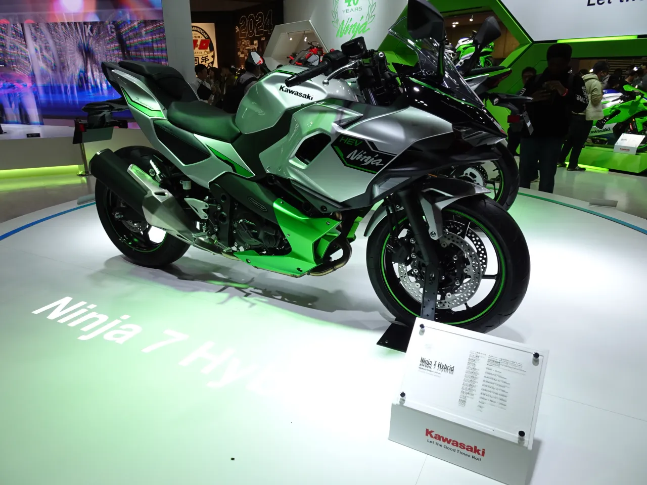 Kawasaki Ninja 7 Hybrid hybride sport motorfiets Japan Mobility Show