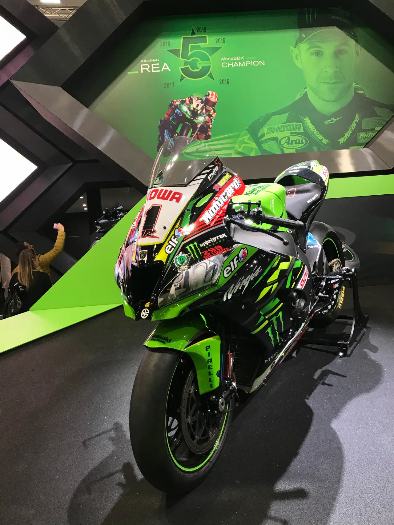Kawasaki Ninja ZX-10RR tijdens WSBK race 2019
