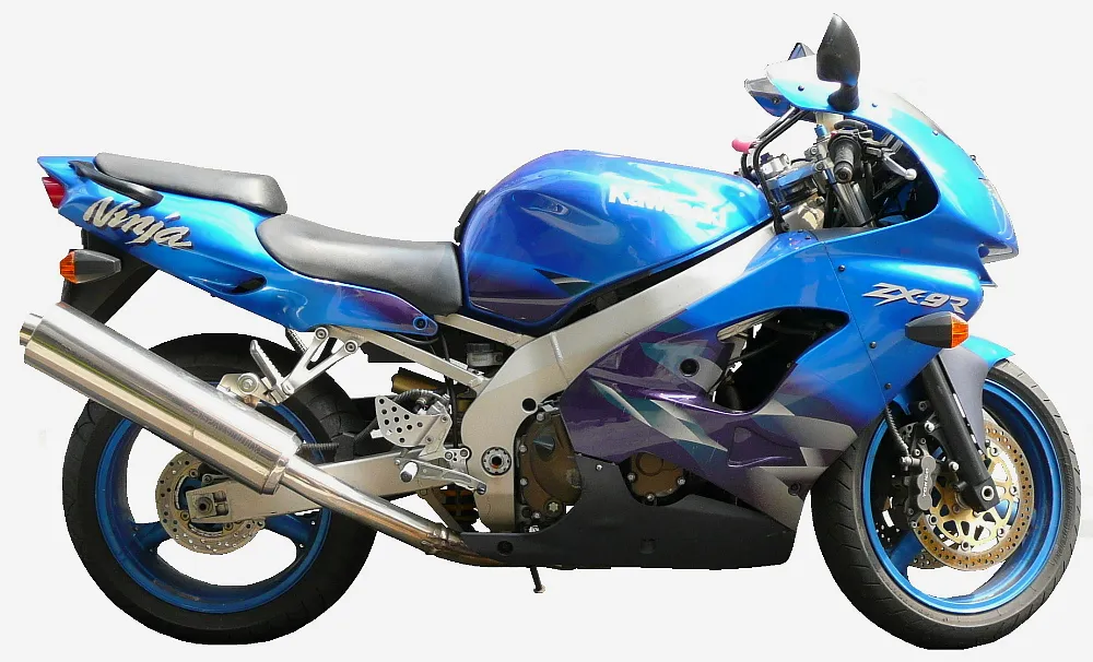 Kawasaki Ninja ZX-9R 1998 zijaanzicht