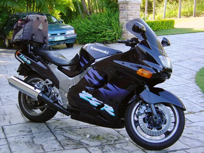 Kawasaki ZZR1100 detailaanzicht