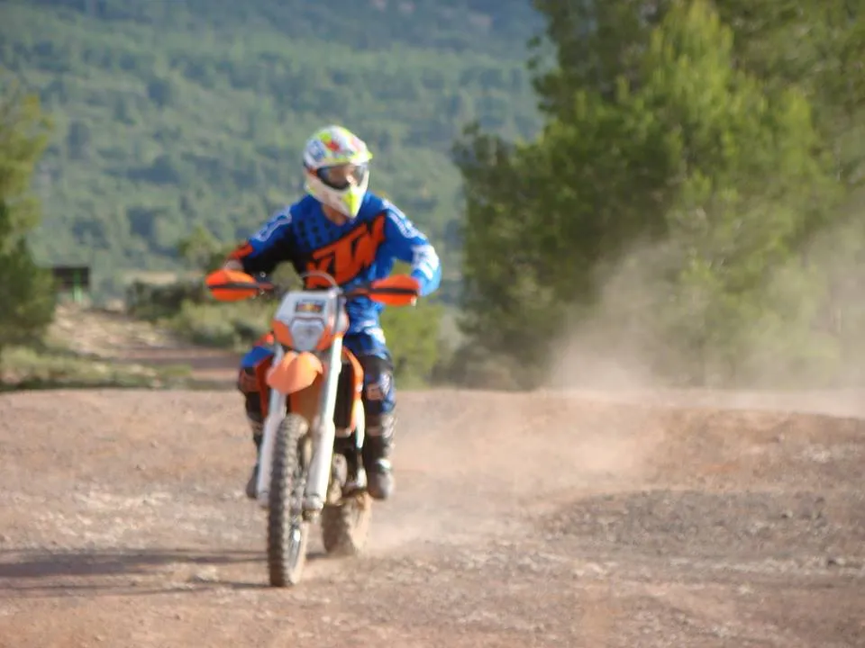 KTM 125 EXC two-stroke enduro motorcycle
