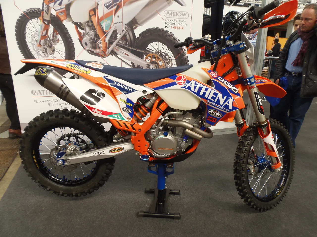 KTM 250 EXC 2015 met Athena motorblok