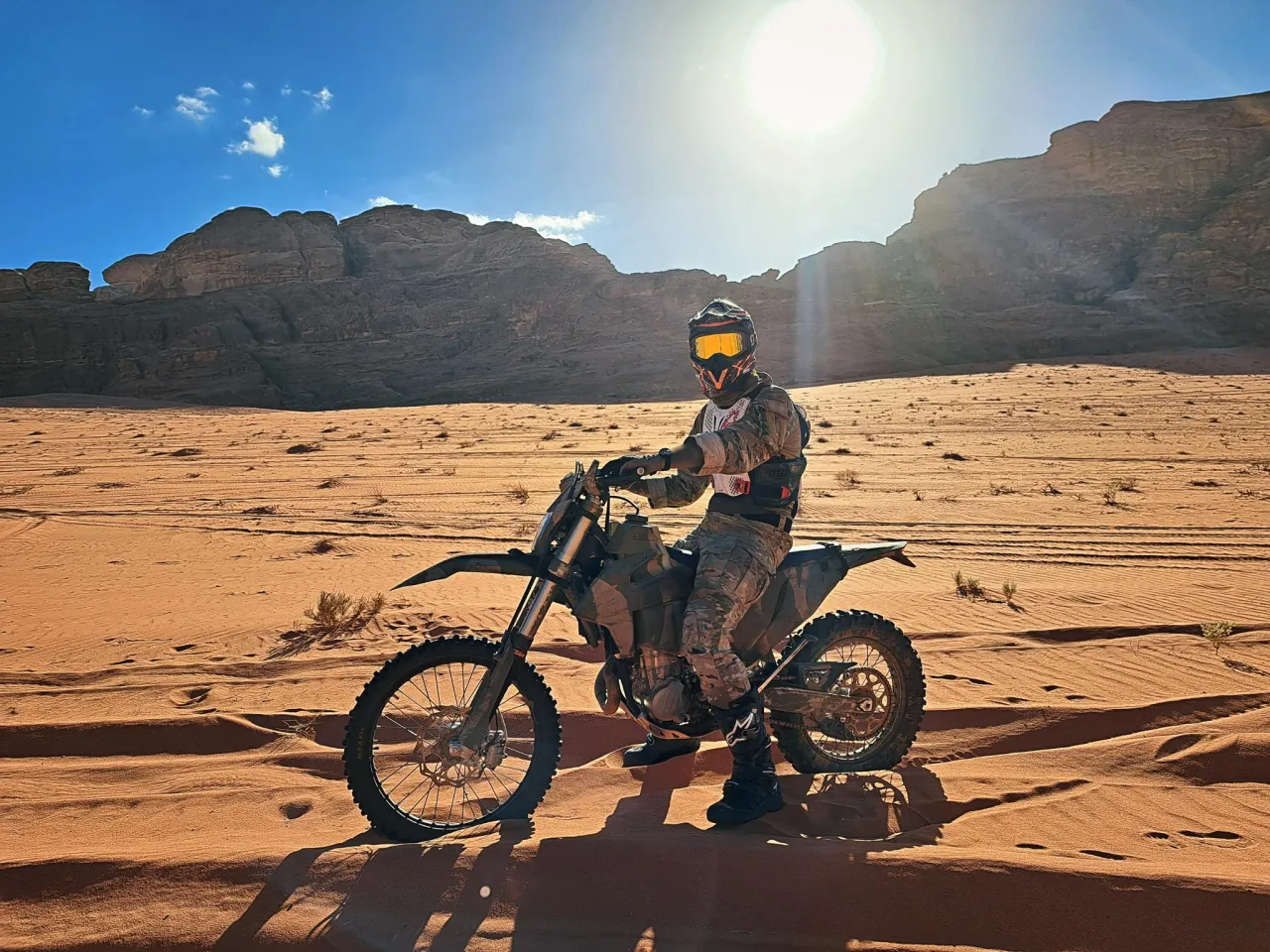 KTM 450 SX-F motocross bike in Austrian Army Jagdkommando livery