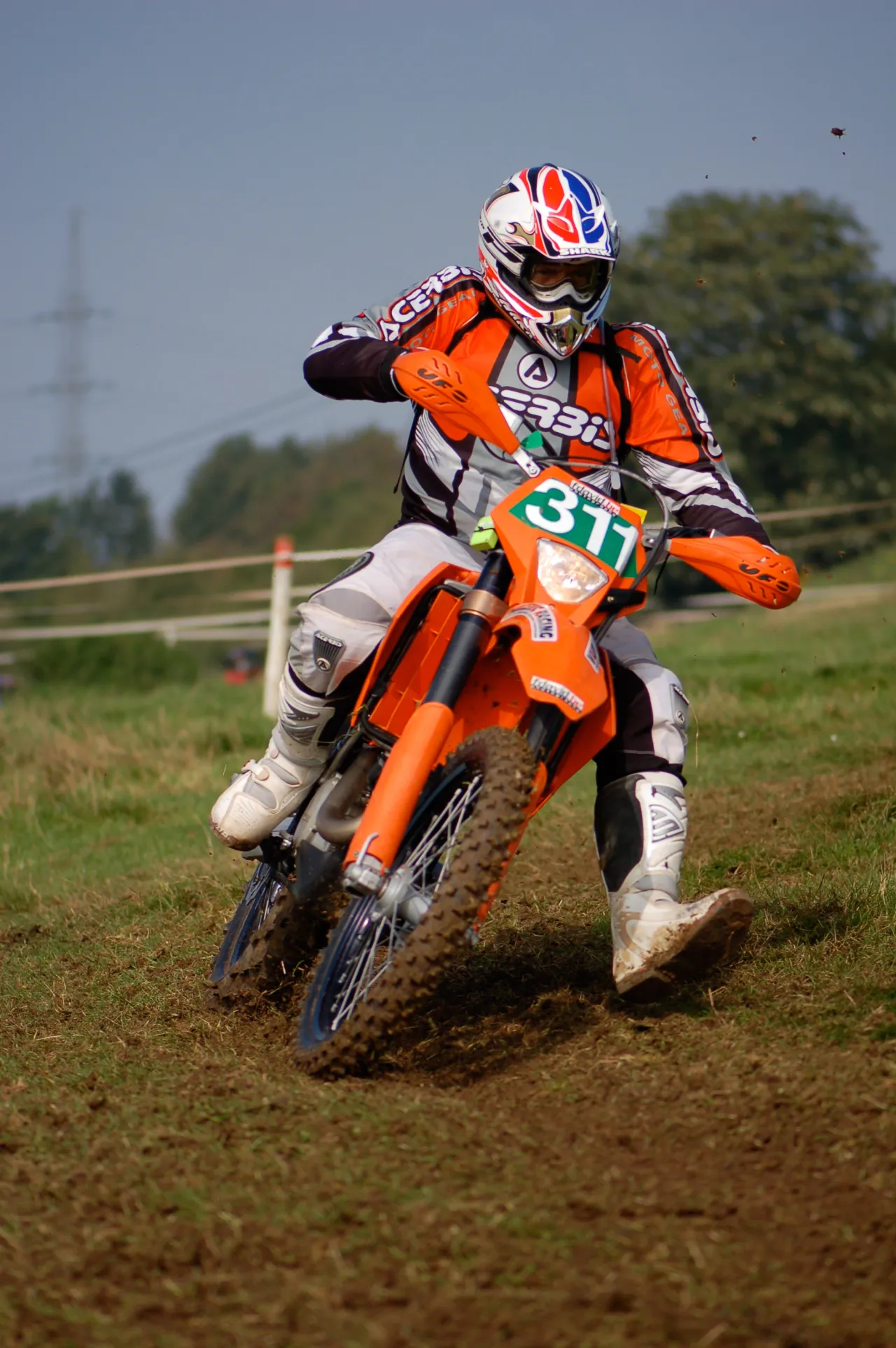 KTM 525 EXC Racing enduro 2007 model zijaanzicht