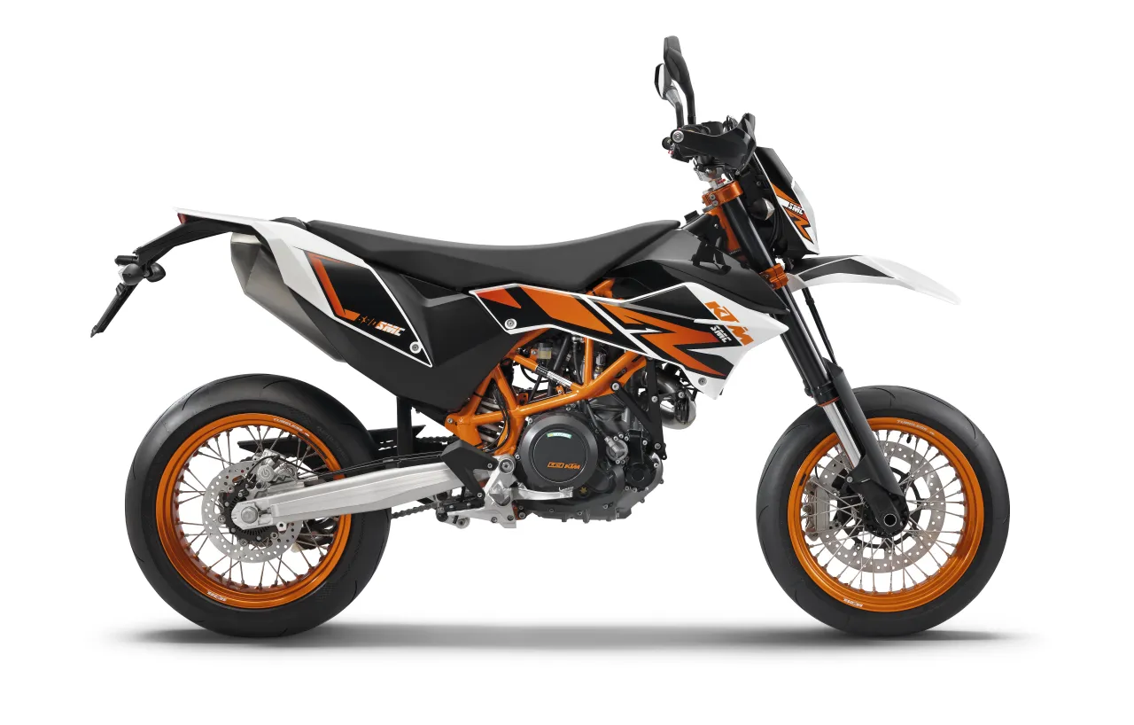 KTM 690 Supermoto R officieel zijaanzicht