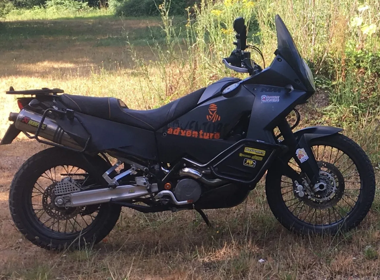 KTM 990 Adventure zwarte uitvoering