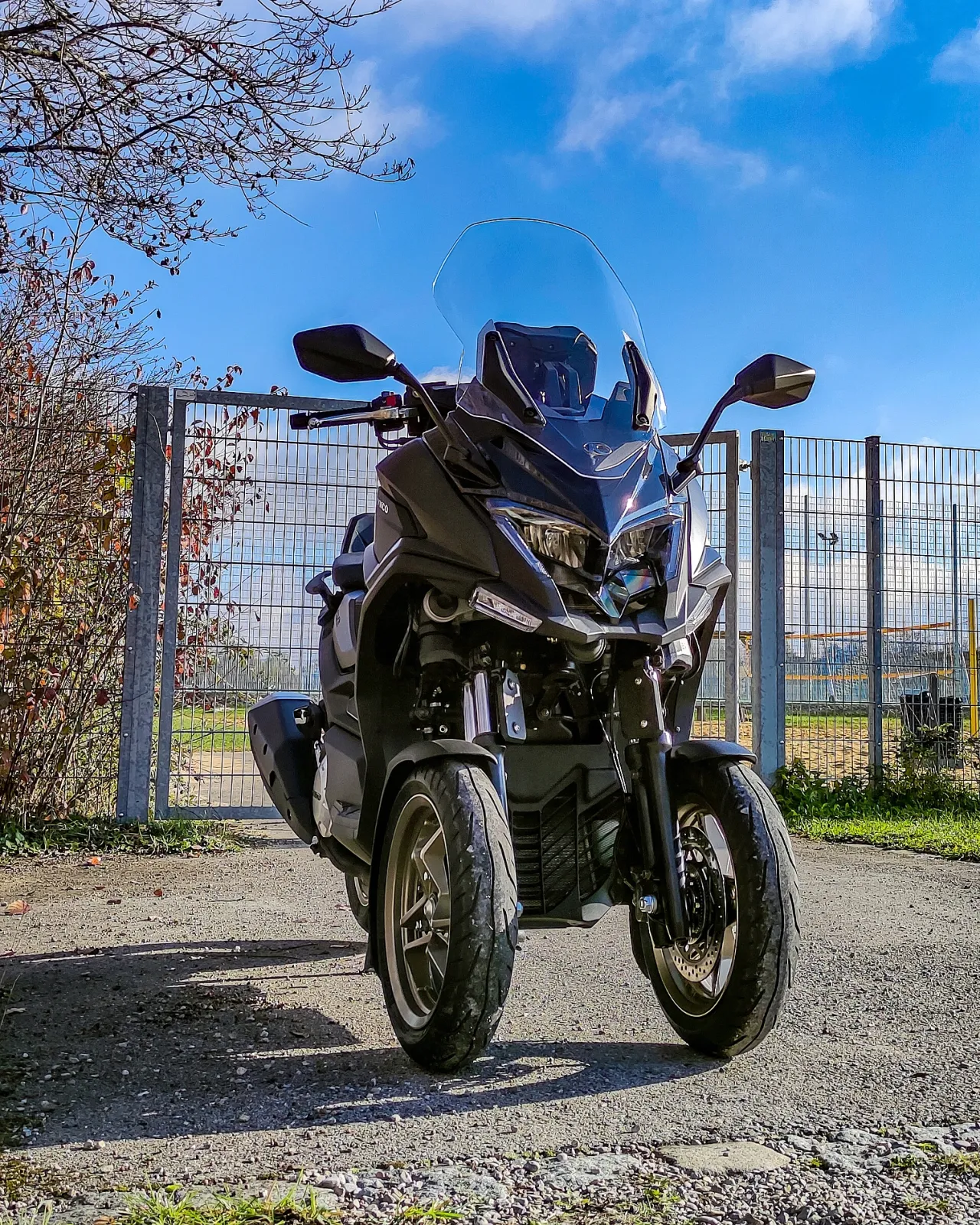 Kymco CV3 550i ABS driewieler maxi-scooter in grijs