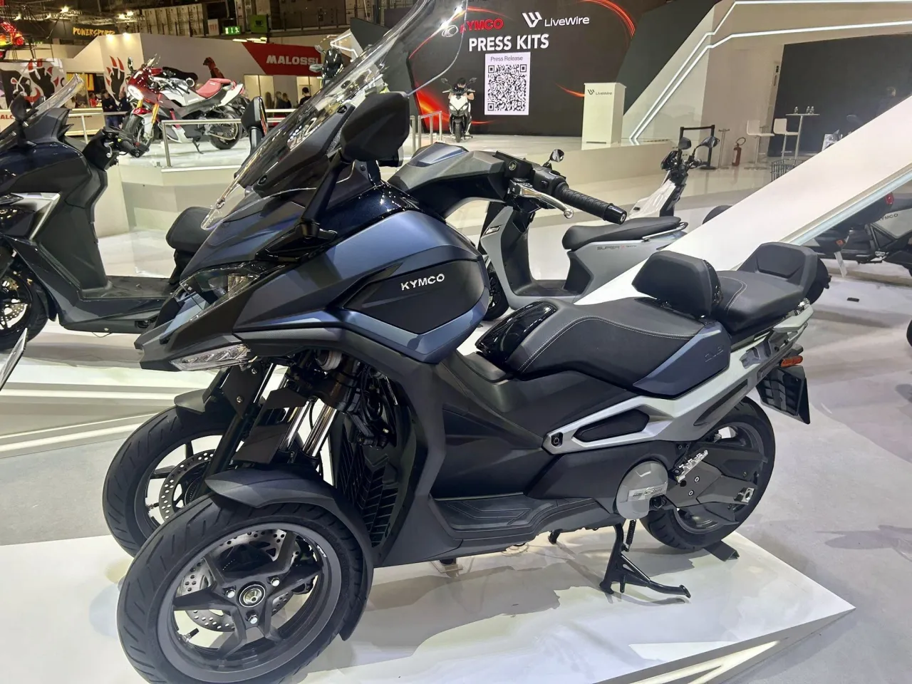 Kymco CV3 driewieler scooter 2025 in wit