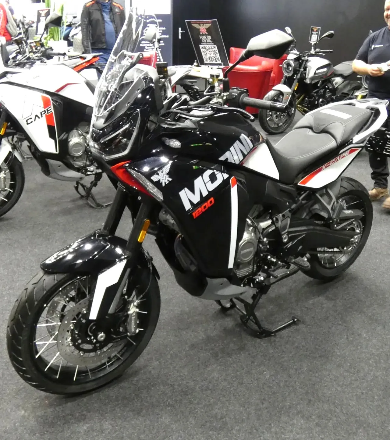 Moto Morini X-Cape 1200 op motorshow Brno 2026