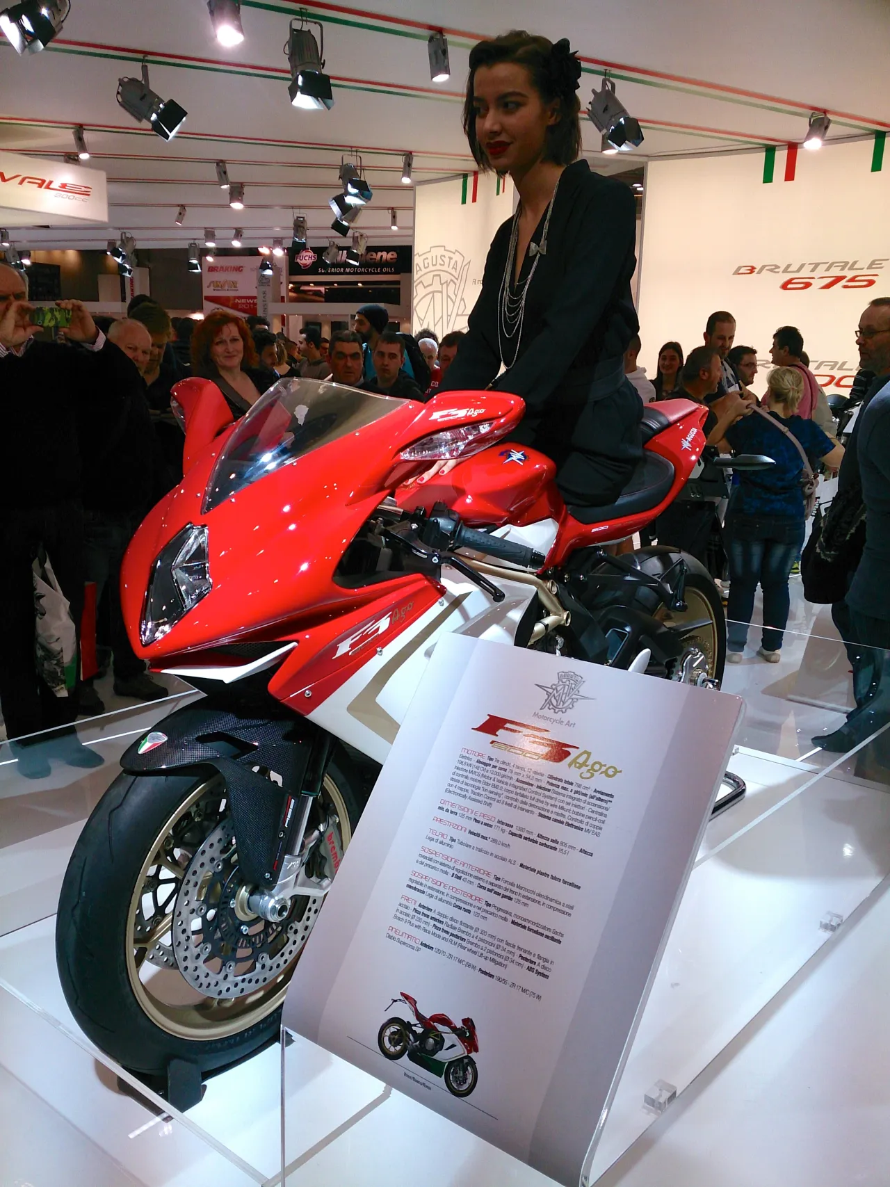 MV Agusta F3 800 Ago Special Edition zijaanzicht