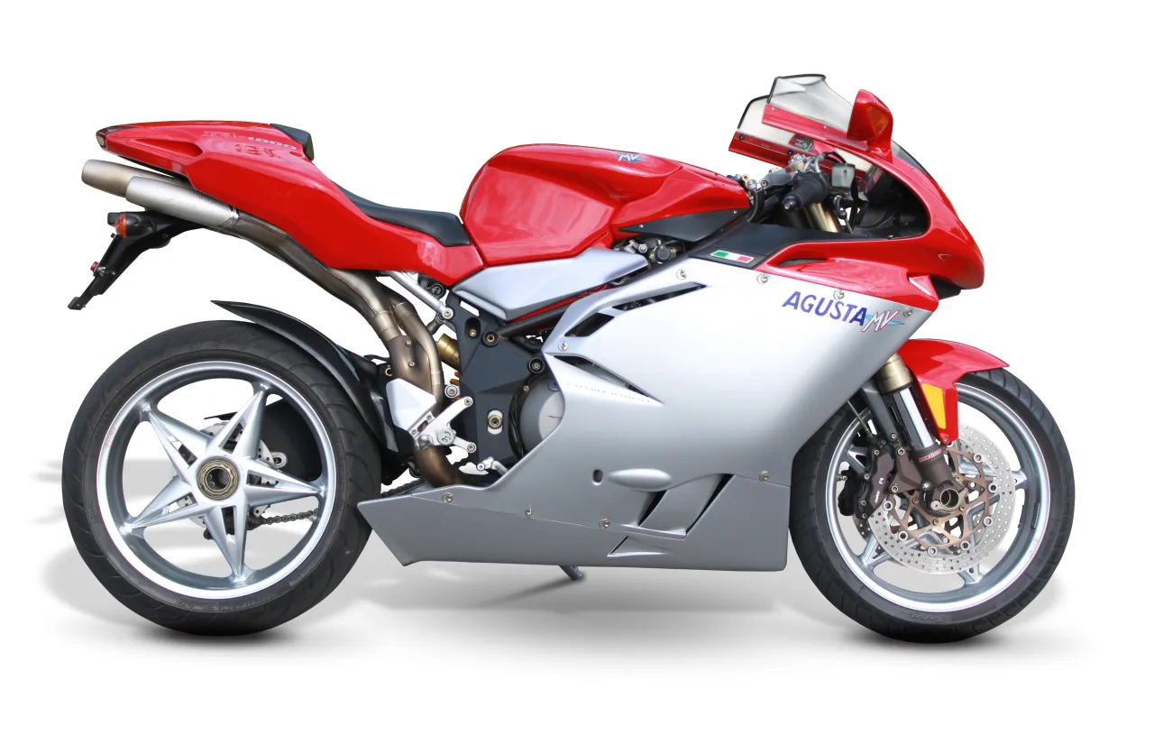 MV Agusta F4 1000S 2006 op witte achtergrond