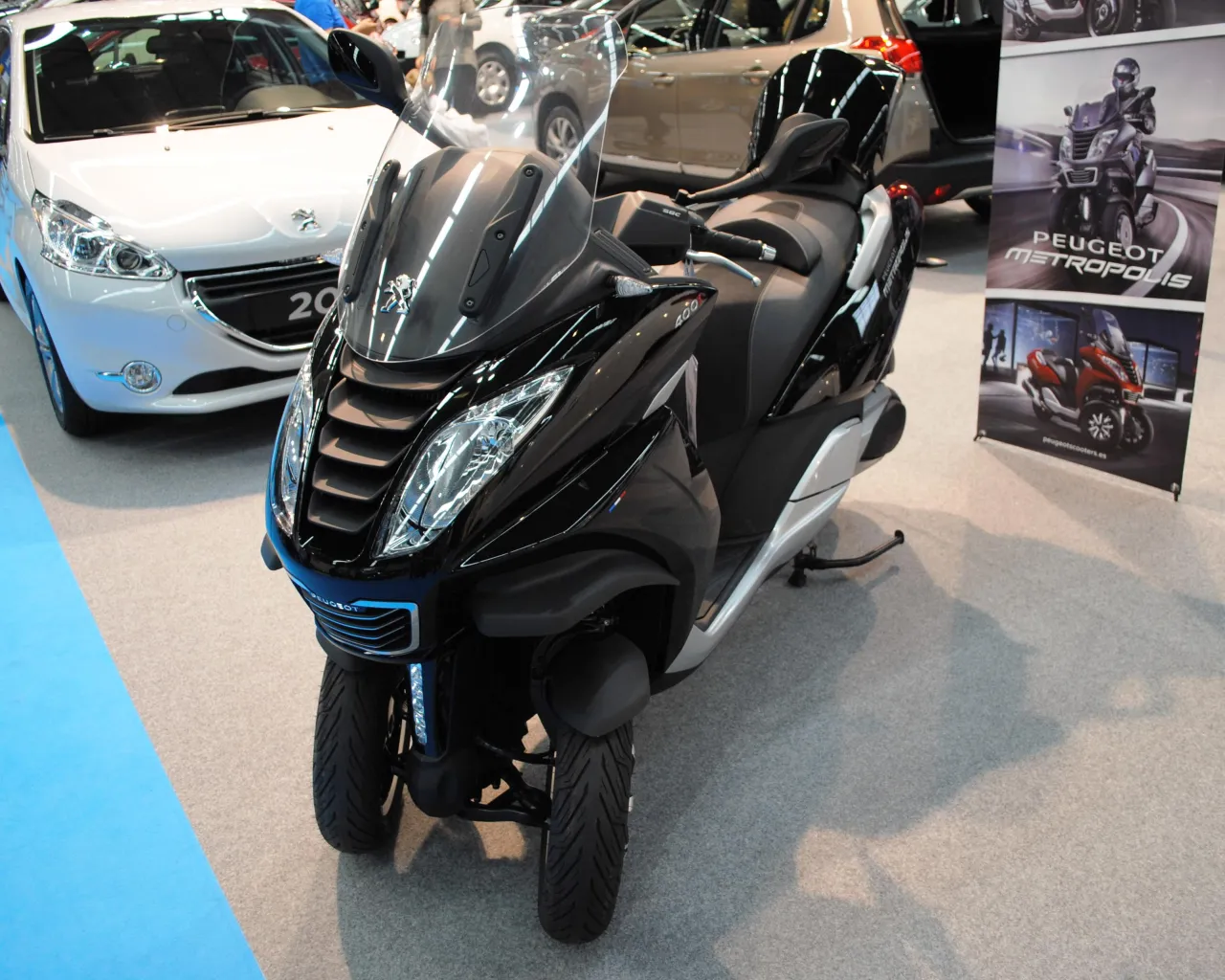 Peugeot Metropolis op de IFEVI beurs 2014