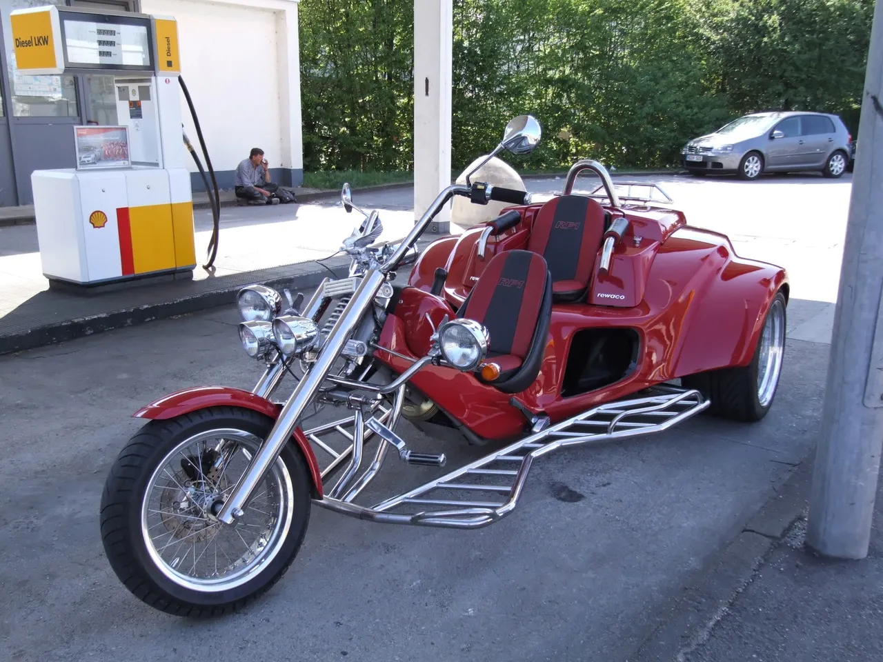 Rewaco RF1-GT trike zijaanzicht