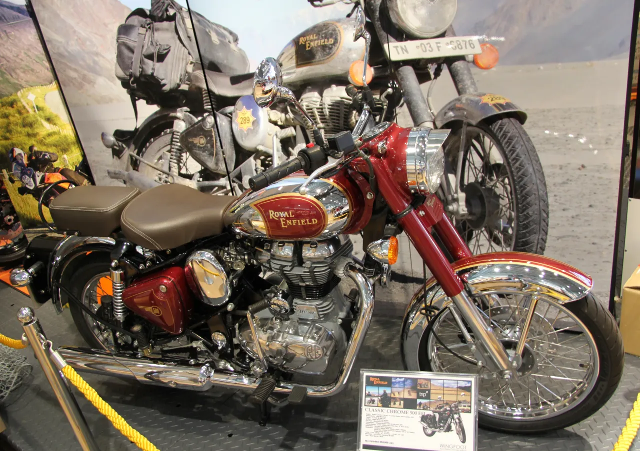 Royal Enfield Classic Chrome 500 EFI uitvoering