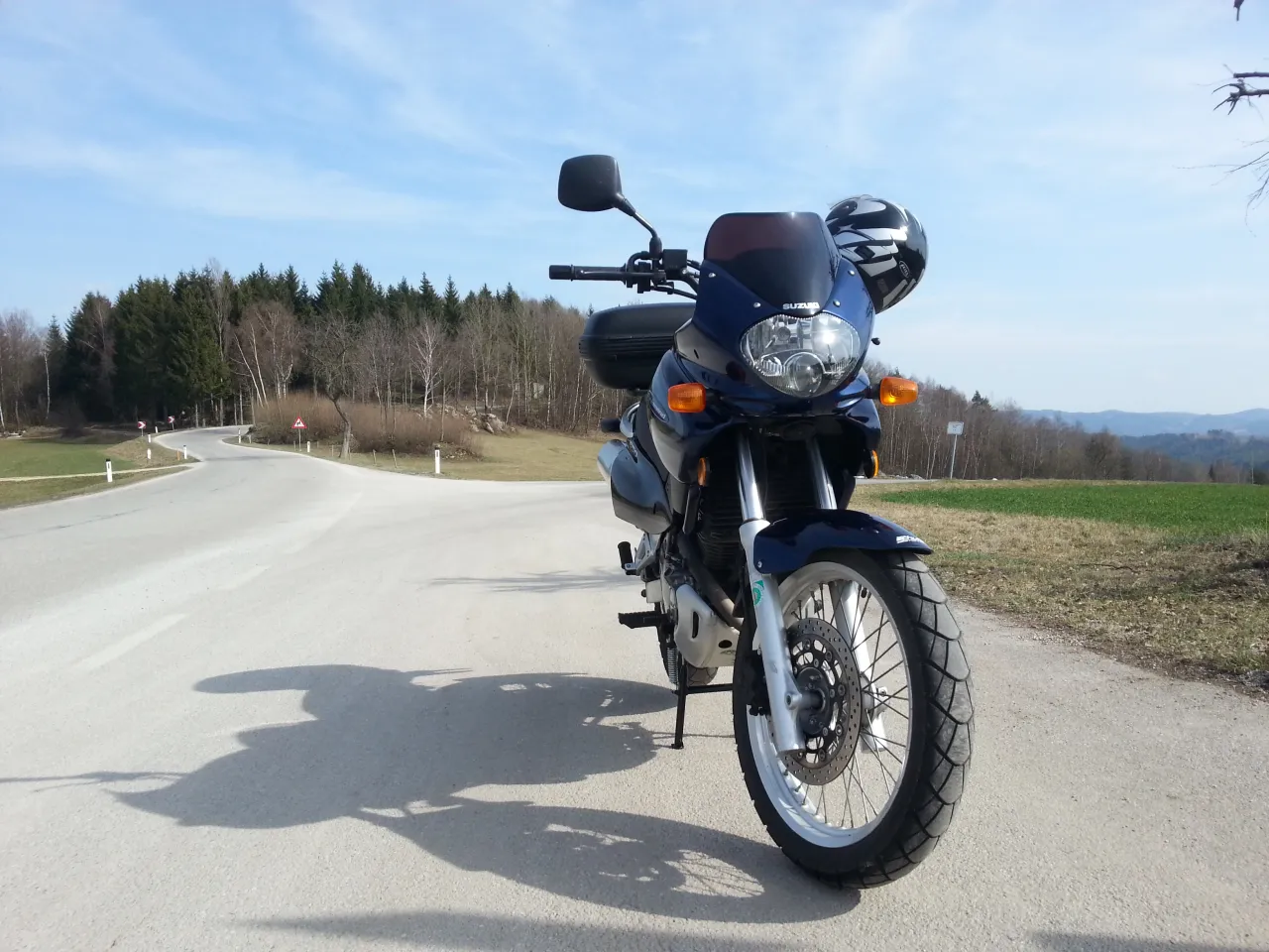 Suzuki XF-650 Freewind facelift zijaanzicht