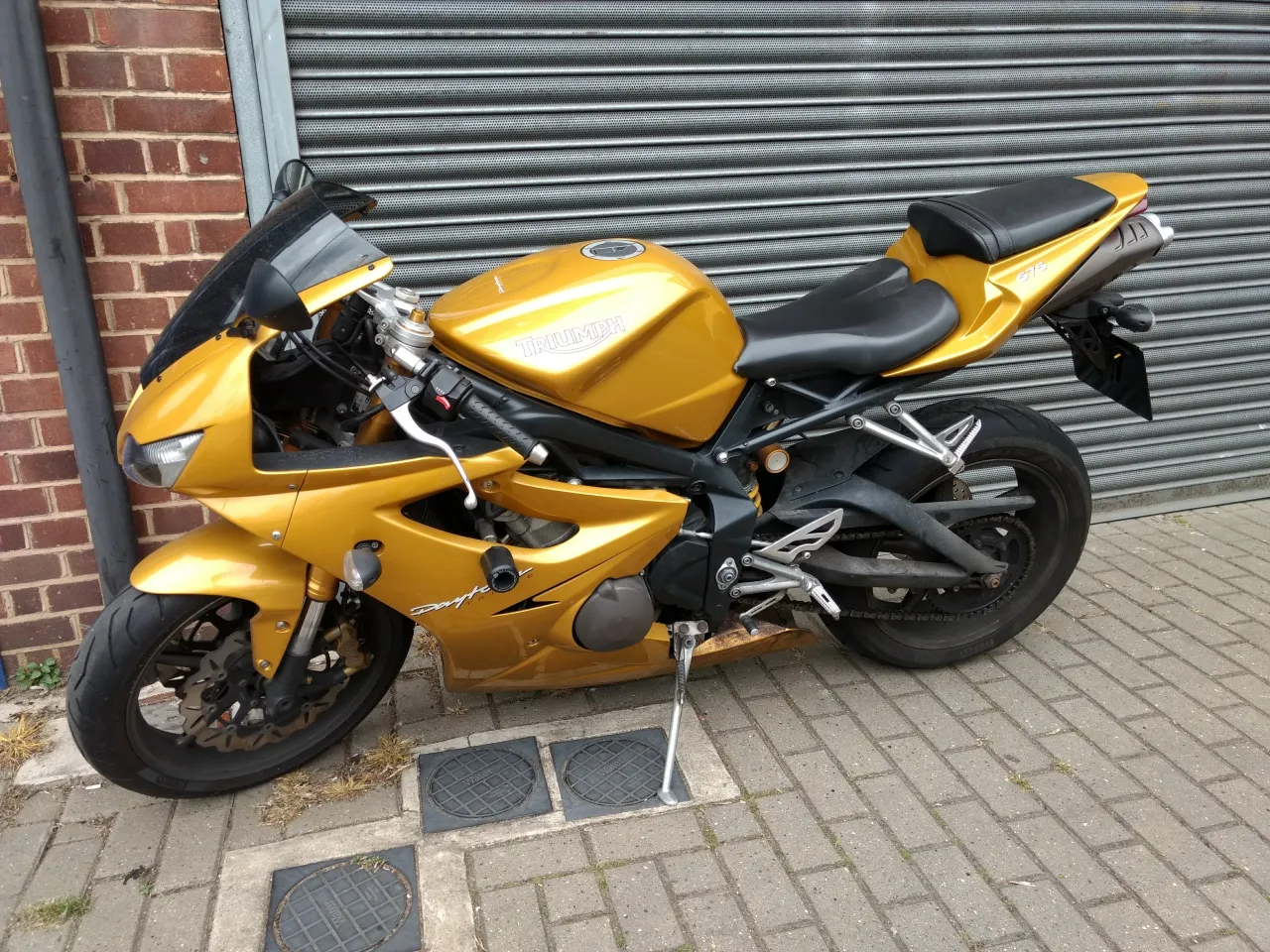 Triumph Daytona 675 2017 driekwart vooraanzicht