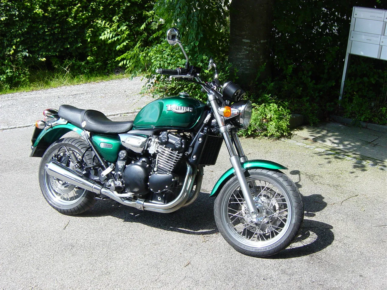 Triumph Legend TT motorcycle side view
