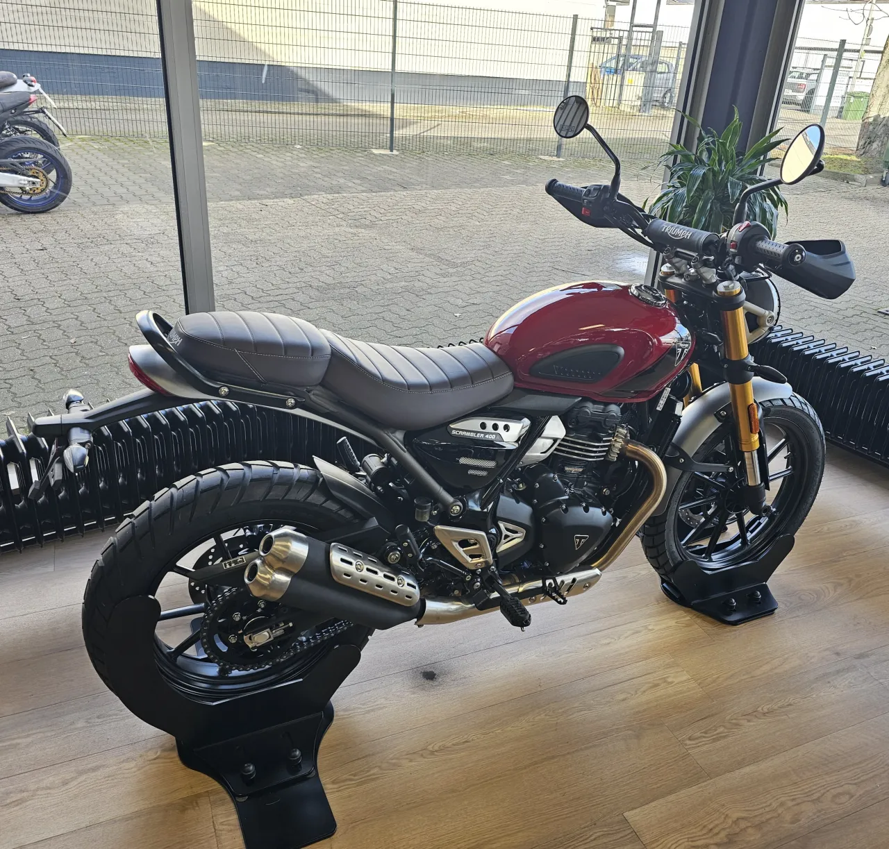 Triumph Scrambler 400 X scrambler motorcycle