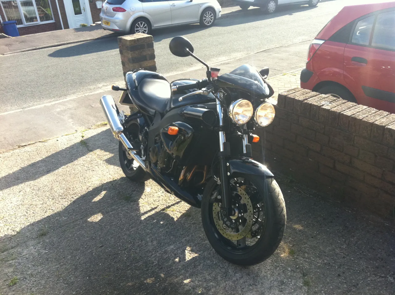 2006 Triumph Speed Four in blauw