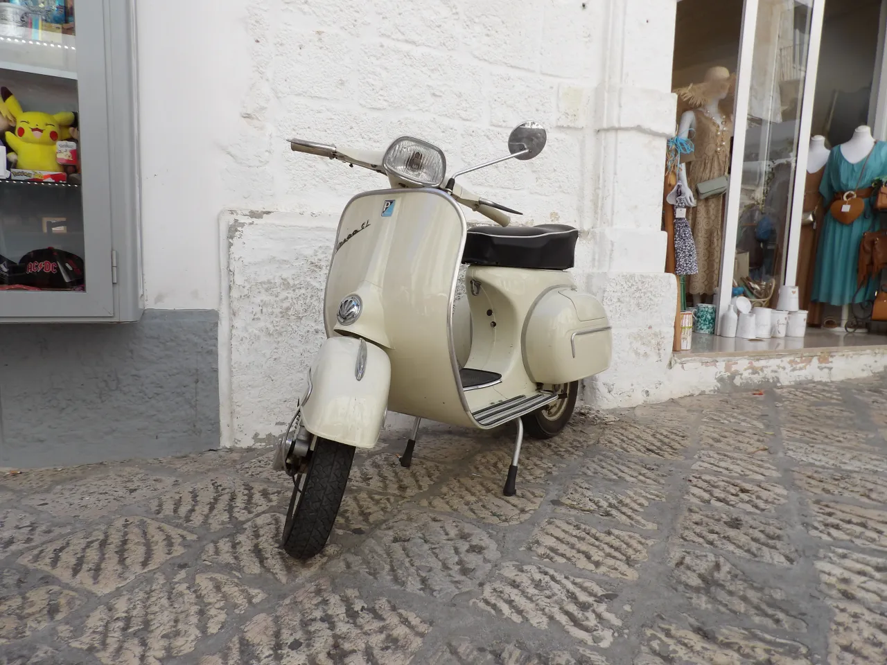 Piaggio Vespa GT scooter in Italy