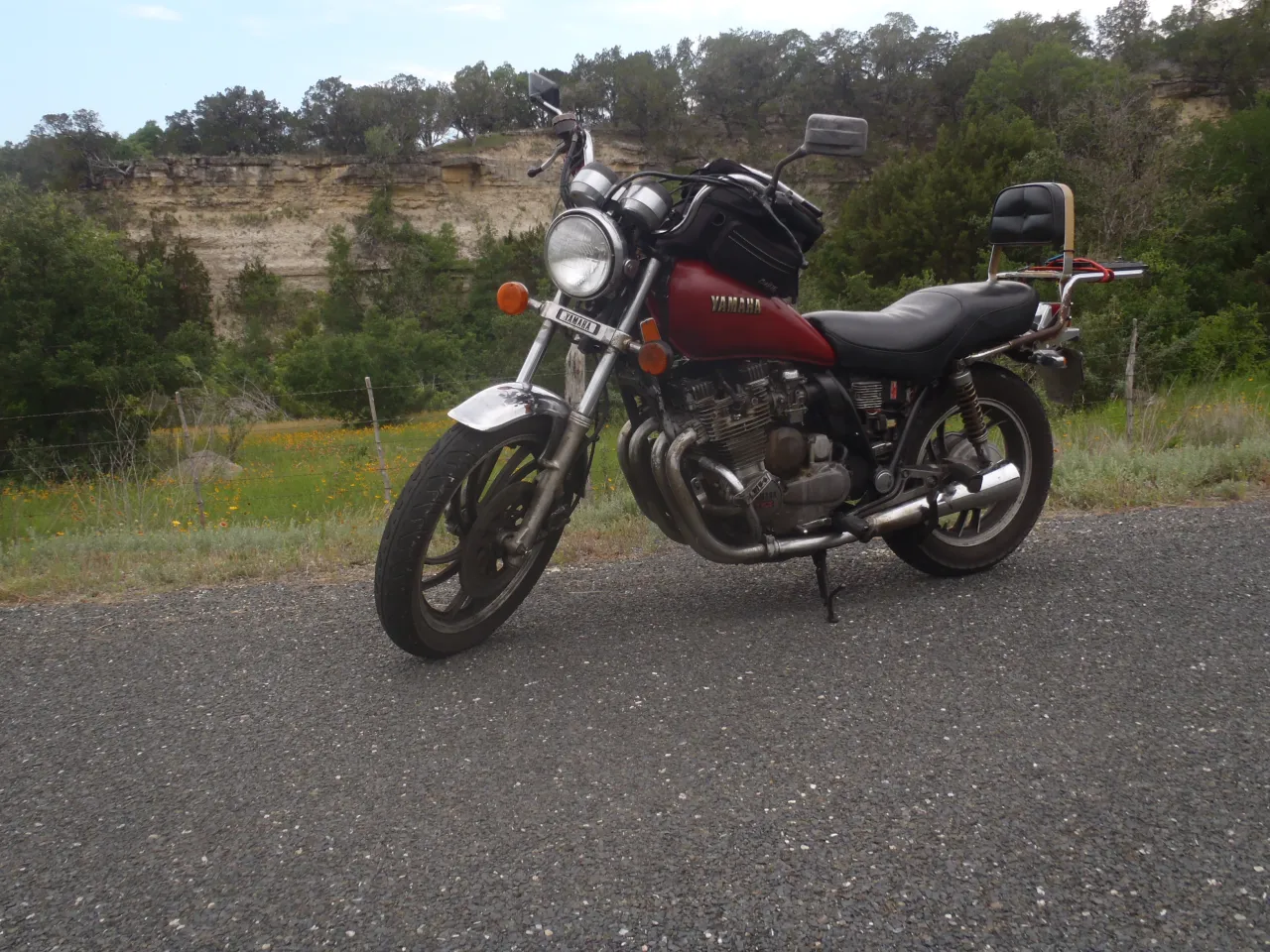 1982 Yamaha XJ 650 Maxim sport tourer left side view