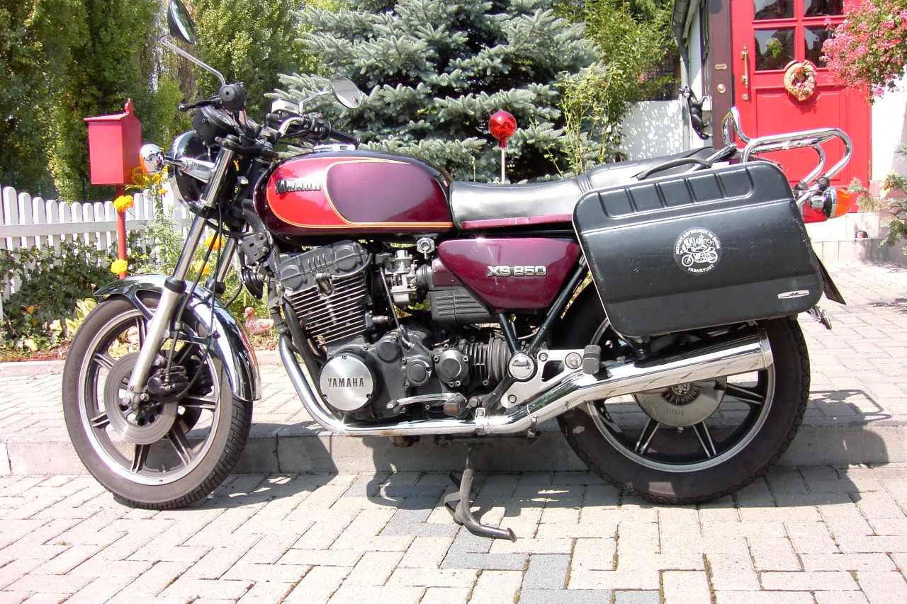 Yamaha XS850 classic motorcycle