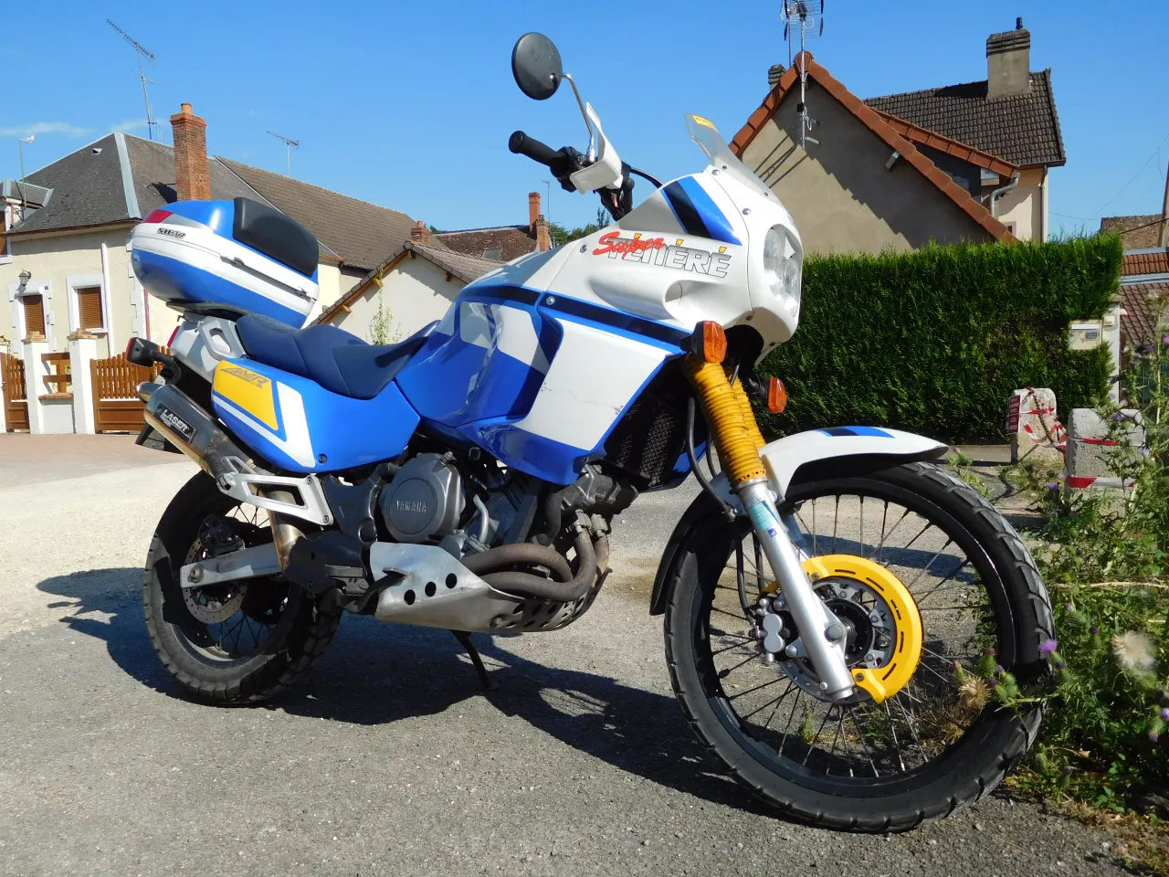 Yamaha XTZ750 Super Ténéré reisenduro zijaanzicht