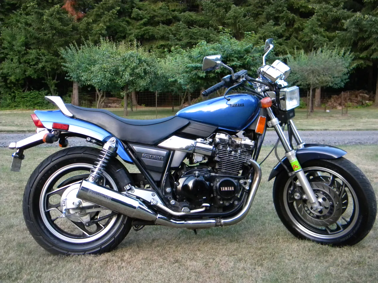 Yamaha YX-600 Radian in blauw