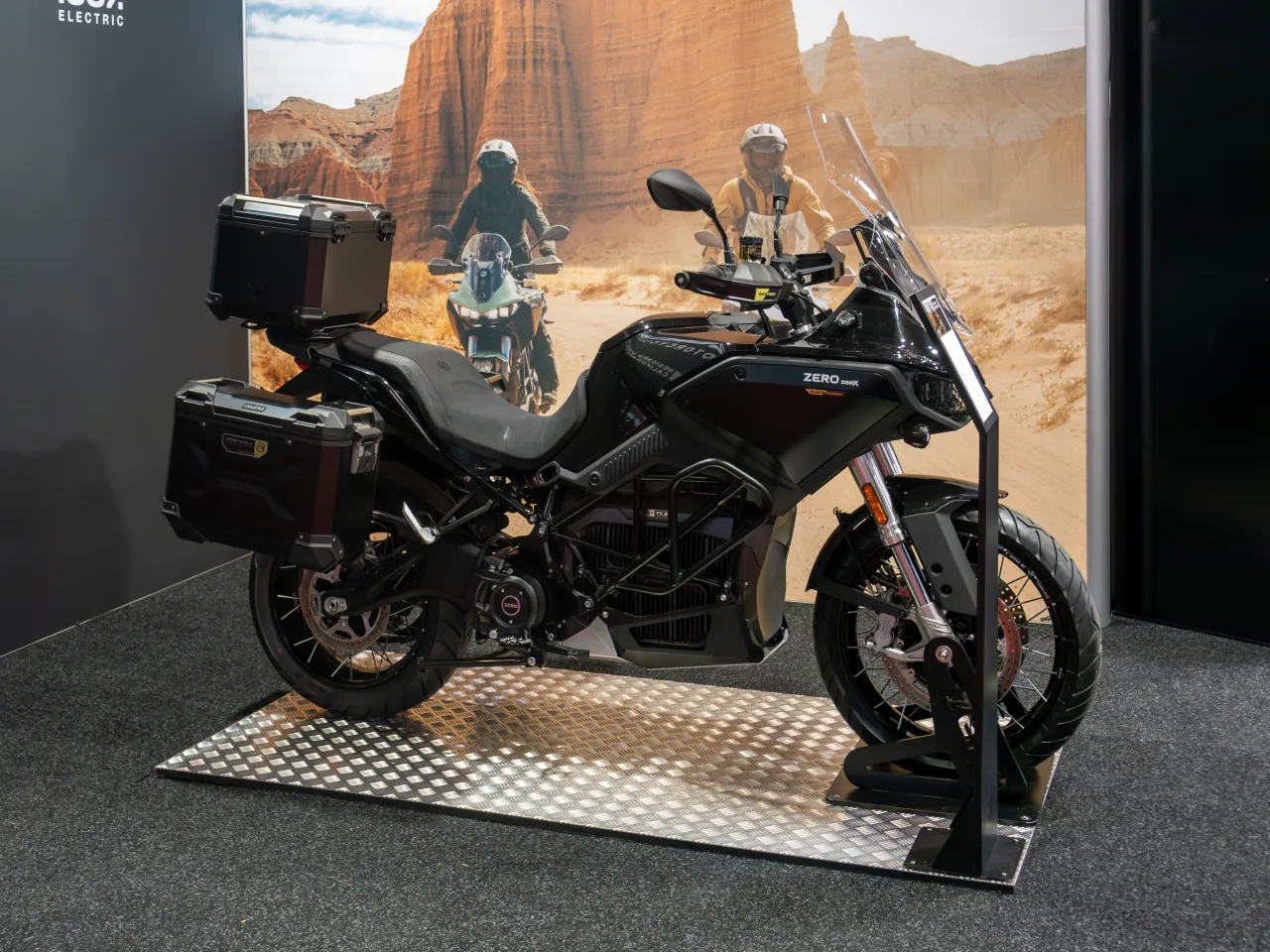 Zero DSR/X electric adventure motorcycle at Brussels show