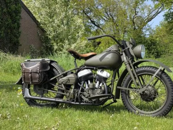 1942 Harley-Davidson WLA 750cc 1942 Finland Registration Papers - € 17.000 (1/1)