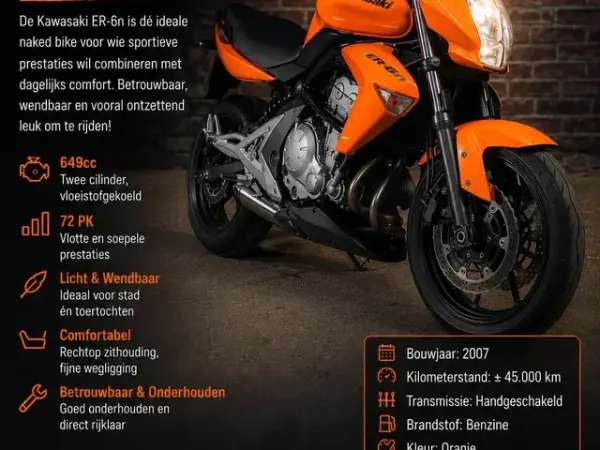 2007 Kawasaki ER - 6 N - €2,750 (1/1)