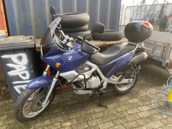 Bouwjaar onbekend BMW F650ST Blauw ca 55.000 km ook Voor A2 - € 1.850 · Bieden (1/1)