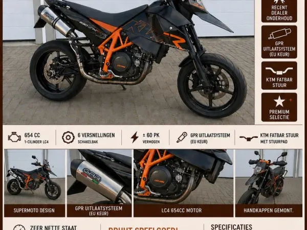 2018 KTM 390 Duke 2018 16dkm! en KTM 690 SMr 2008 - € 3.999 · Bieden (1/1)