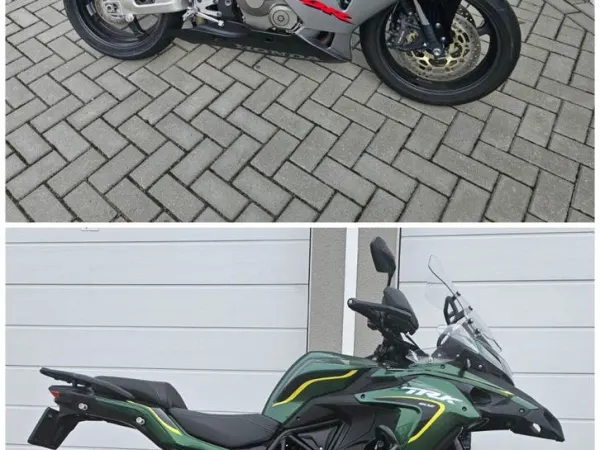 2023 Benelli TRK502, bj2023 4910km en Honda CBR600RR PC37B 2006 - € 5.399 · Bieden (1/1)