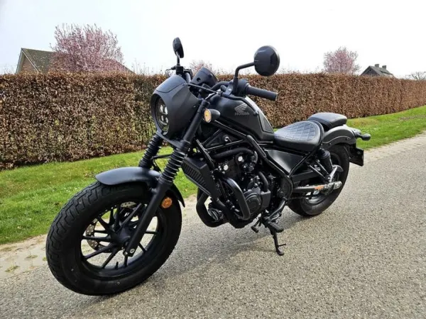 2021 Honda CMX Rebel-S 2021 LED 6400 KM 35KW 48PK A2 MAT Zwart - € 6.350 (1/1)
