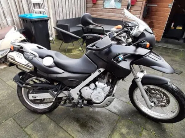 2005 BMW f650gs Kleur mat Zwart bj 2005 - Gereserveerd (1/1)