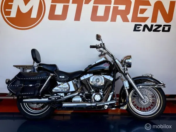 2001 Harley-Davidson HD 88 Flstci Heritage Orig NL LET OP! VOL Opties 20.000 KM - € 9.990 (1/1)