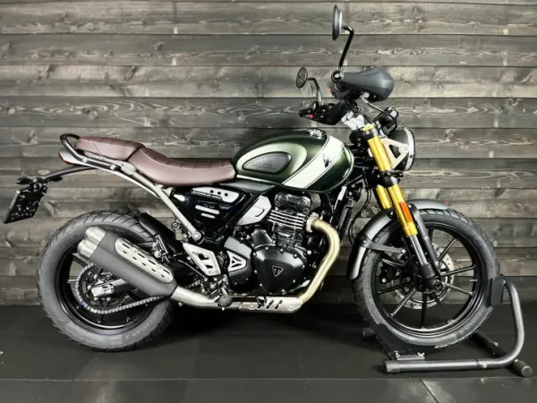 2026 Triumph Scrambler 400 X Matt Khaki Demo (bj 2026) - € 7.499 (1/1)