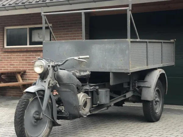 1955 Moto Guzzi Ercole 500-een Paar Trappen en hij Loopt - € 6.999 (1/1)