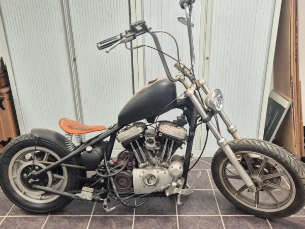 1988 Harley-Davidson Harley Apehanger Hardtail Project - Bieden (1/1)