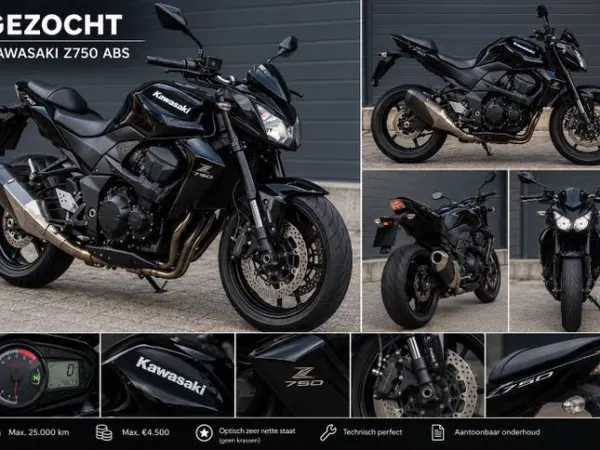 Year unknown Kawasaki Z750 ABS-Zwart - Price on request (1/1)