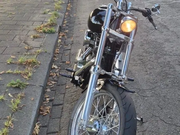 Year unknown Harley-Davidson Custom Chopper-Zwart met Chrome Details - €9,950 · Bidding (1/1)